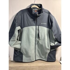 Womens XXL Columbia Interchange Omni Heat Jacket  2X Gray/ Blue